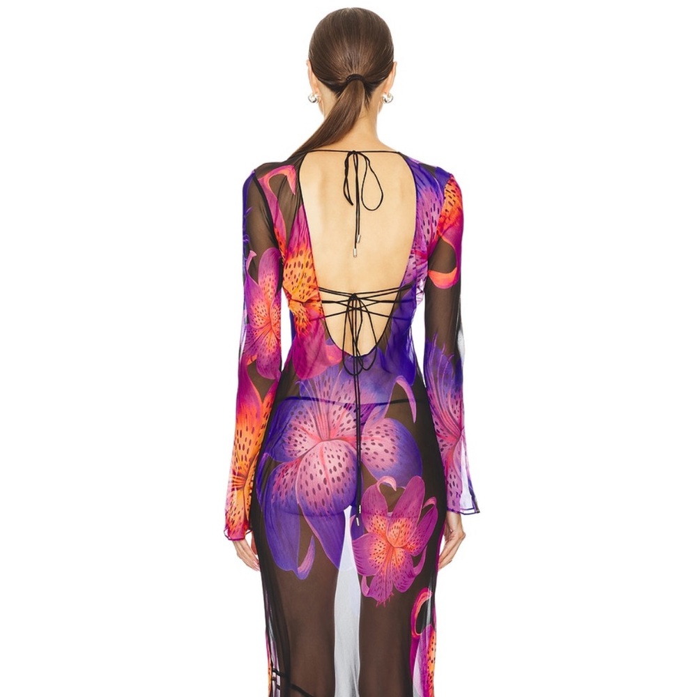 Floral Retrofete maxi dress